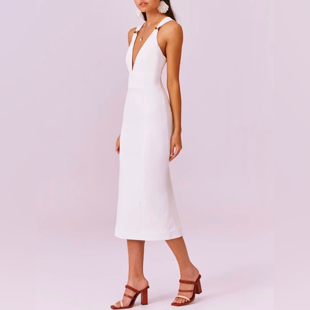 New Finders Keepers Effy Dress Ivory Sz XS 0 2